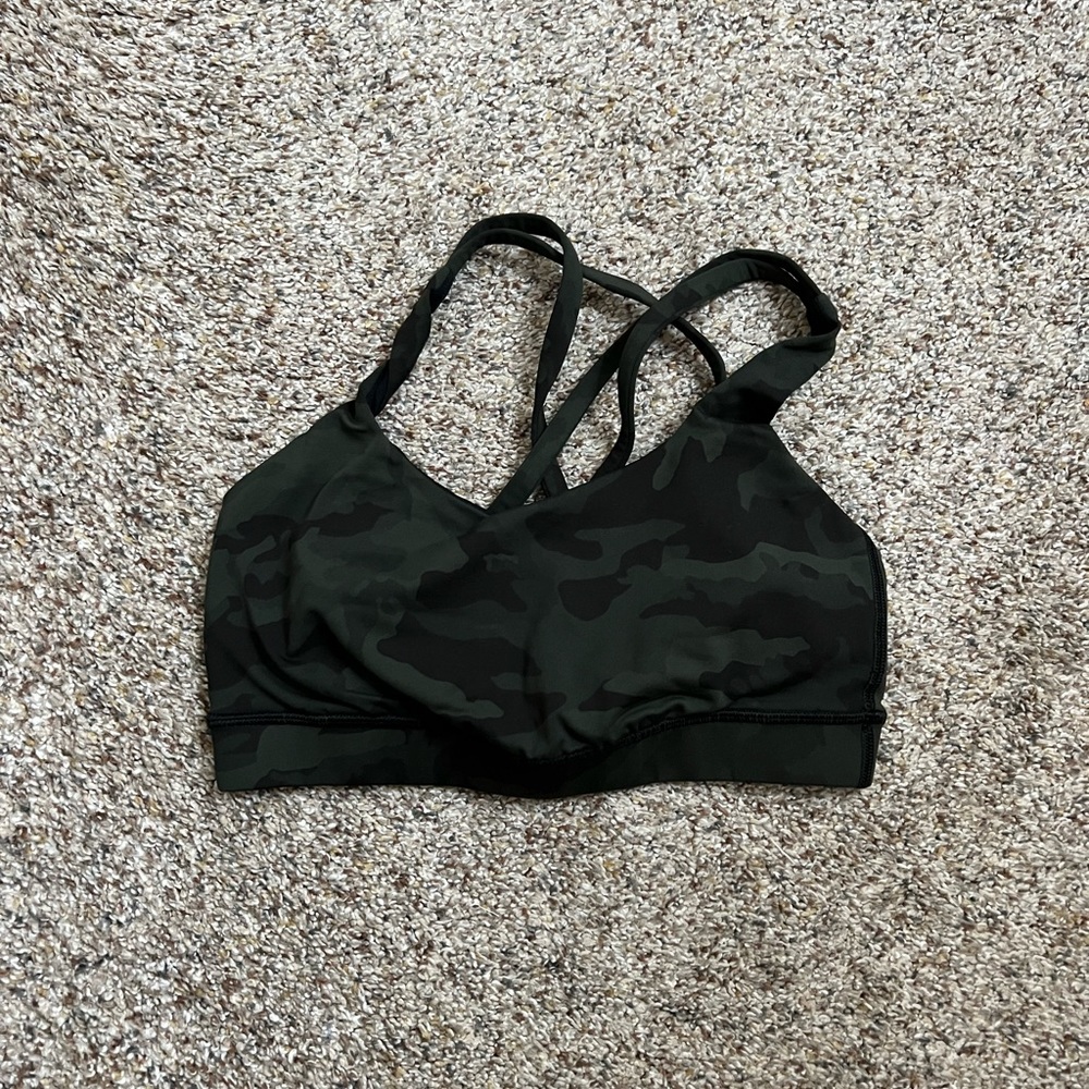 Lululemon Camo Energy Bra